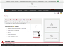 Tablet Screenshot of lavorazionegomma.it